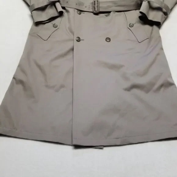 London Fog Towne Trench Coat Belt 42R - Picture 4 of 12